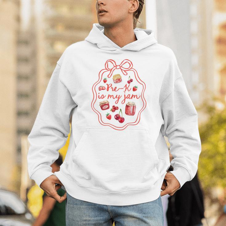 Preschool Pre-K Is My Jam Strawberry Girl Teacher Kids Unisex Hoodie, funny gift Preschool Pre-K Is My Jam Strawberry Girl Teacher Kids Unisex Hoodie, funny gift