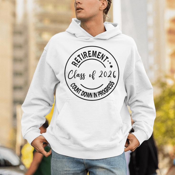 Retirement Class Of 2026 Count Down Progress Retired Teacher Unisex Hoodie, funny gift