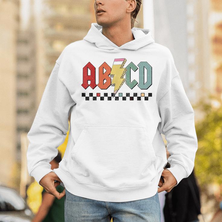 Rock Abcd Back To School Abcd Preschool Teacher Appreciation Unisex Hoodie, funny gift Rock Abcd Back To School Abcd Preschool Teacher Appreciation Unisex Hoodie, funny gift