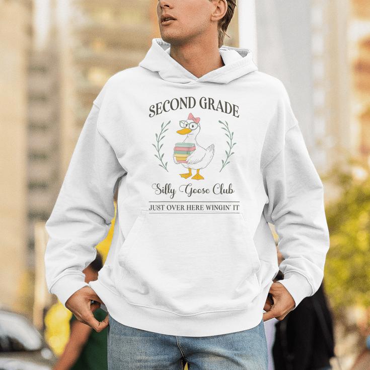 Second Grade Silly Goose Club For Teacher Or Student Unisex Hoodie, funny gift Second Grade Silly Goose Club For Teacher Or Student Unisex Hoodie, funny gift