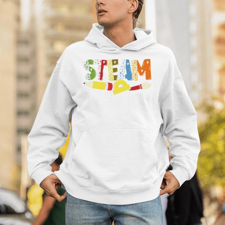 Steam Teacher Science Tech Engineering Arts Maker Unisex Hoodie, Science Teacher Hoodies, funny gift