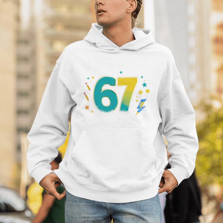 I Survived 67 Days Of School Teachers Students Meme Unisex Hoodie, funny gift I Survived 67 Days Of School Teachers Students Meme Unisex Hoodie, funny gift