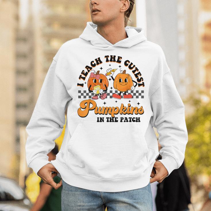 I Teach The Cutest Pumpkins In The Patch Halloween Teacher For Men Women Kids Unisex Hoodie, funny gift I Teach The Cutest Pumpkins In The Patch Halloween Teacher For Men Women Kids Unisex Hoodie, funny gift