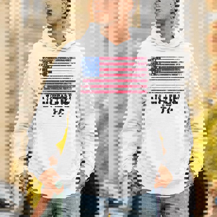 Victory 1776 愛国的 ベッツィー・ロス アメリカ国旗 星13個 パーカー