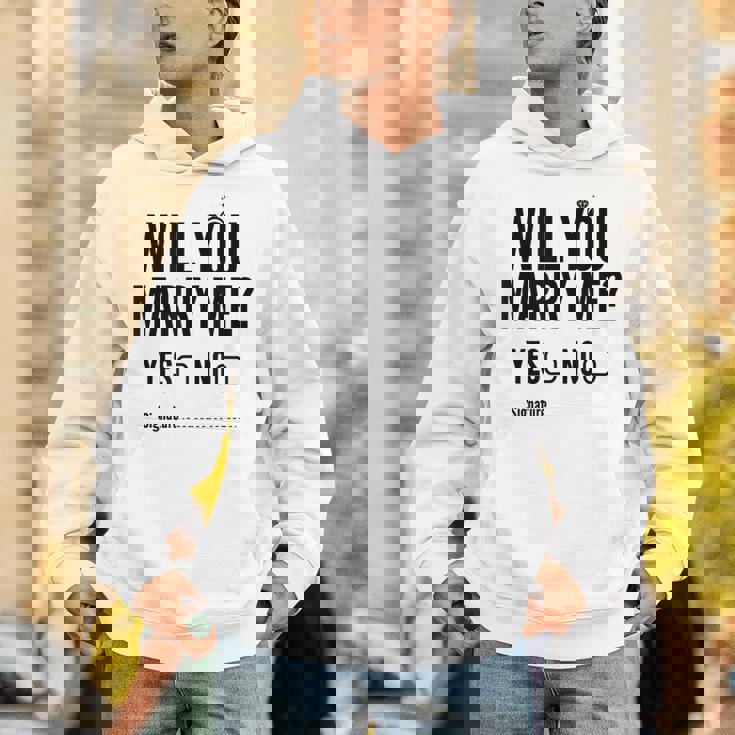 Will You Marry Me Wedding おもしろプロポーズ パーカー