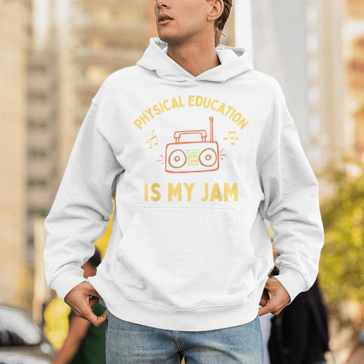 Women's Physical Education Is My Jam PE Teacher Appreciation Unisex Hoodie, Pe Teacher Hoodies, funny gift Women's Physical Education Is My Jam PE Teacher Appreciation Unisex Hoodie, Pe Teacher Hoodies, funny gift