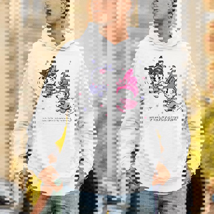 【ハロウィン特集】Usデザイン マイメロディ&クロミ 夜空 パーカー