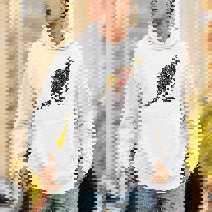 アボリジニアート カンガルー。 パーカー