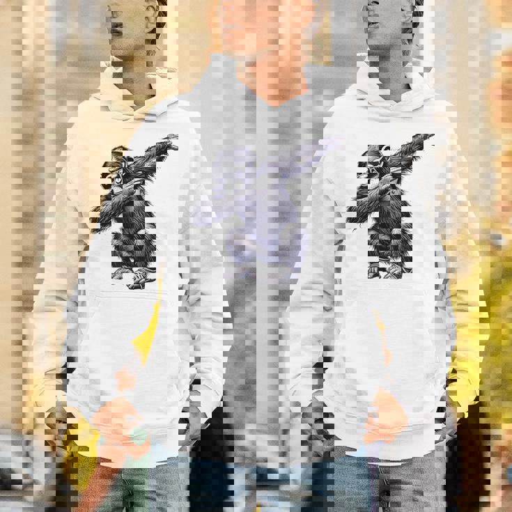 サングラスをかけたダブダンスを踊るチンパンジー猿 パーカー