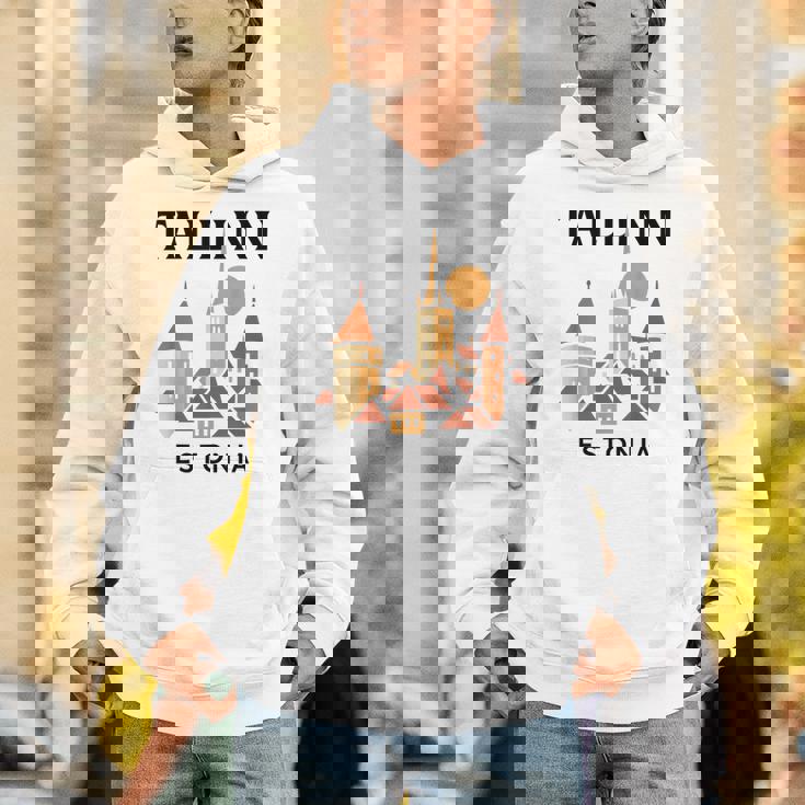 タリン エストニア 中世 旧市街 ヴィンテージ レトロ エストニア パーカー