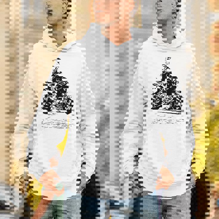 バイク オリジナル作品 タトゥーバイカーv650-Twin Cafe パーカー