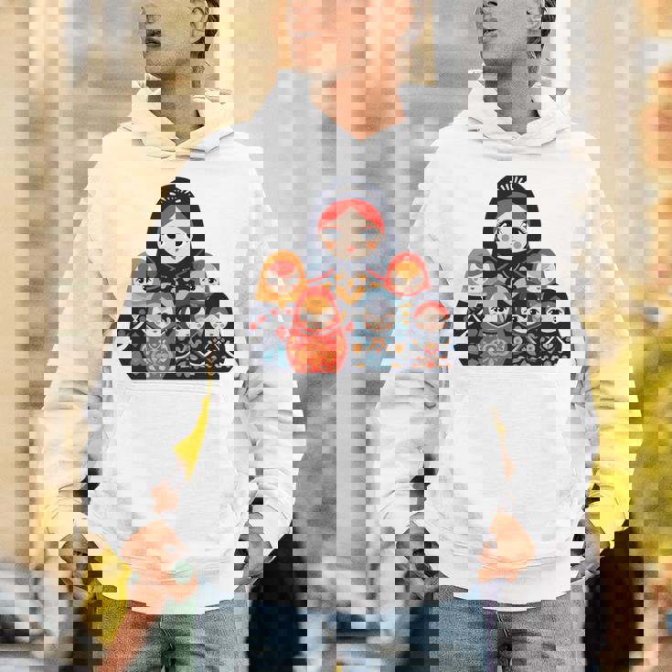 マトリョーシカ ロシア人形 入れ子人形 マトリョーシカ 長袖tシャツ パーカー