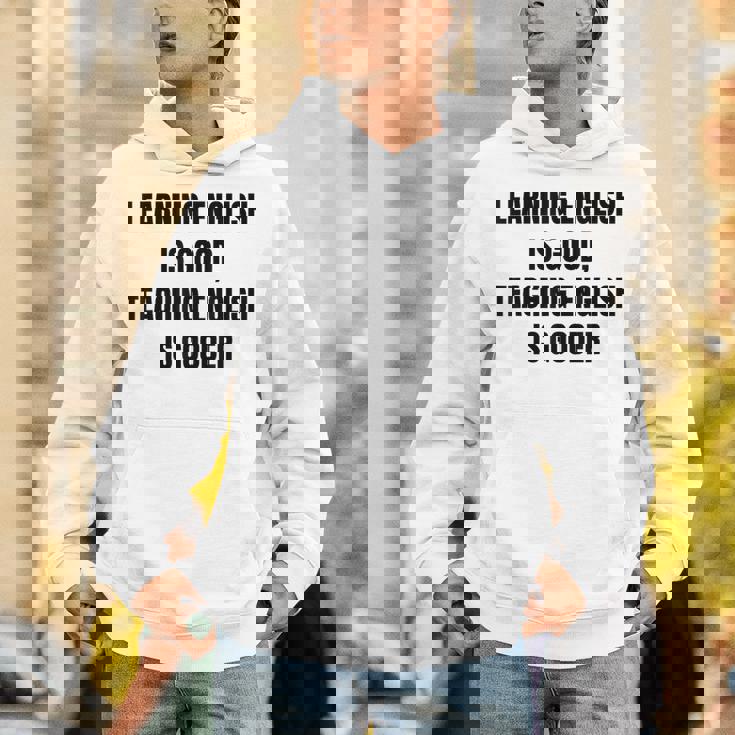 ヴィンテージの退職英語教師、面白い英語教師 パーカー