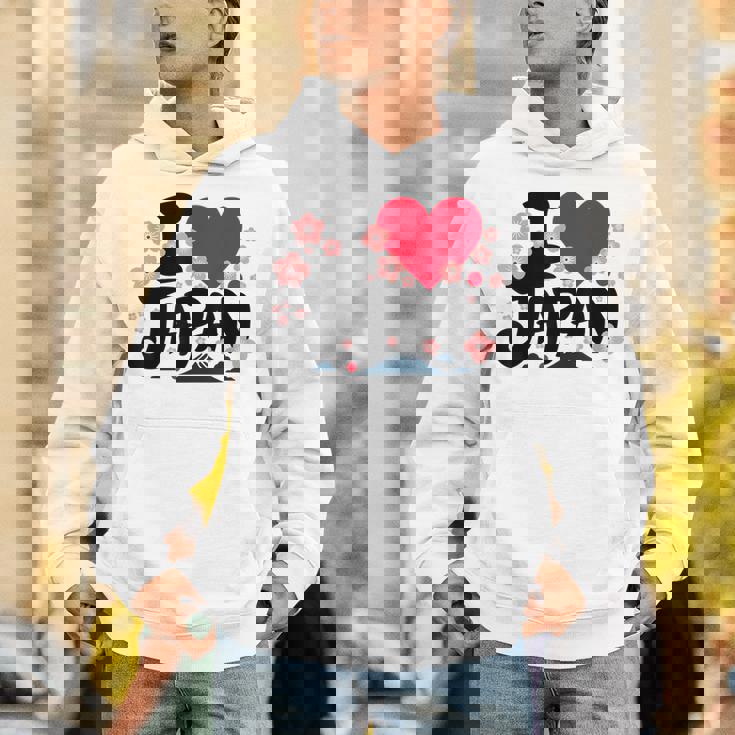 日本人 I Love Japan 桜 旗 富士山 旅行 パーカー