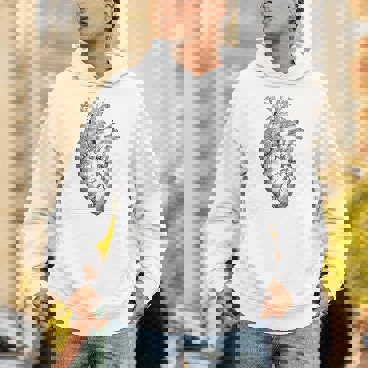 解剖学的に正しい人間の心臓tem Aorta Cardio パーカー