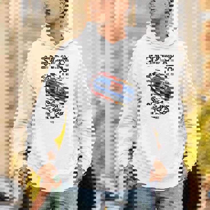 面白いドラッグレースカーnosスプレー Itend It パーカー