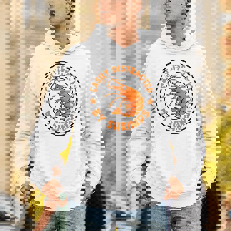 魚介類と海老に気を取られて 面白い海老 パーカー