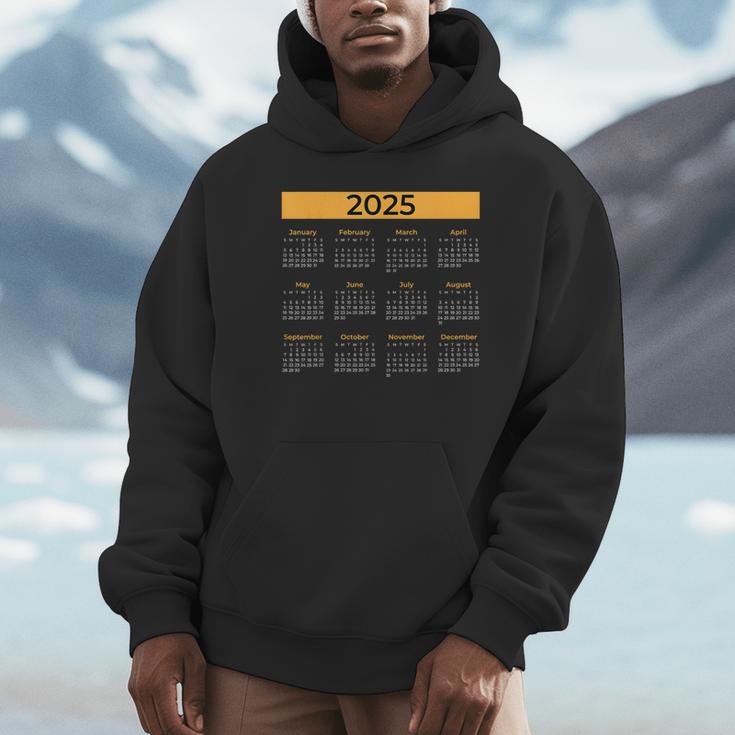 2025 Calendar For Planners Teachers Offices Months Unisex Hoodie, novelty gifts, funny gifts