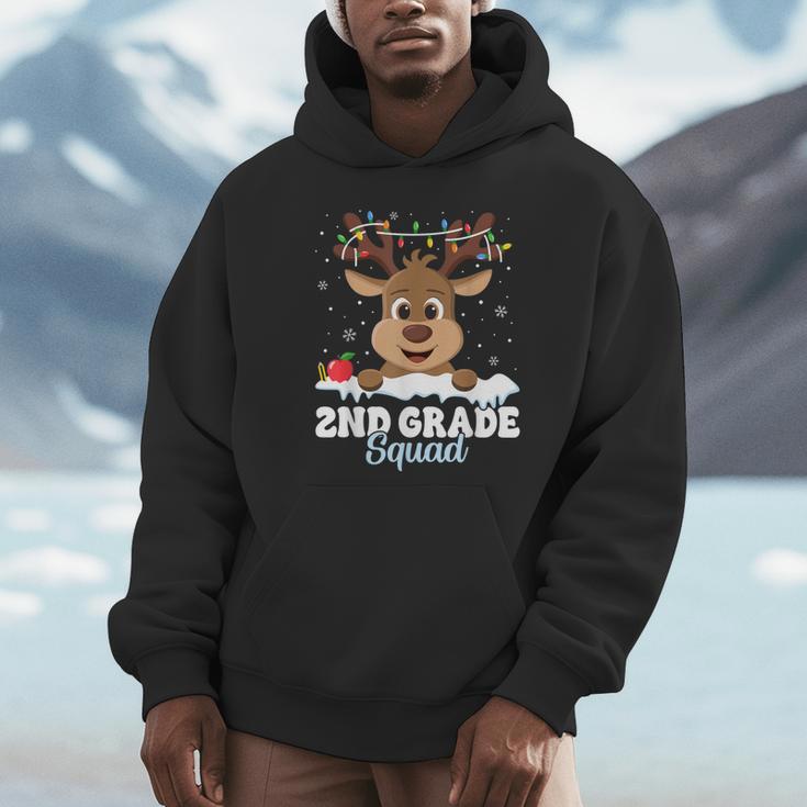 2nd Grade Teacher Christmas Second Grade Squad Reindeer Xmas For Men Women Kids Unisex Hoodie, novelty gifts, funny gifts 2nd Grade Teacher Christmas Second Grade Squad Reindeer Xmas For Men Women Kids Unisex Hoodie, novelty gifts, funny gifts