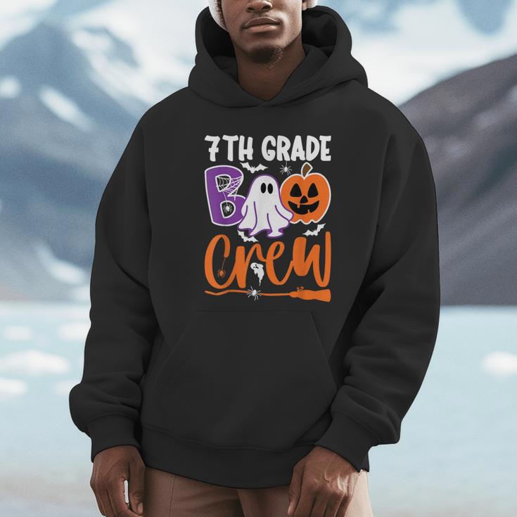 7th Grade Boo Crew Teacher Student Halloween Costume Unisex Hoodie, novelty gifts, funny gifts