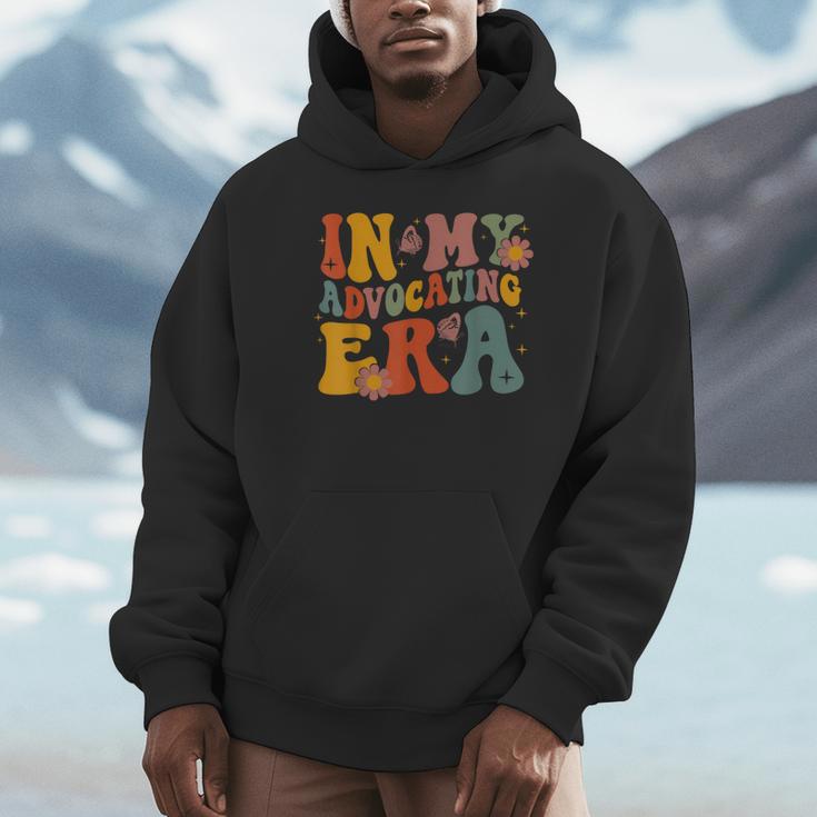 In My Advocating Era Advocate Autism Awareness Sped Teacher Men Women Kids Unisex Hoodie, novelty gifts, funny gifts