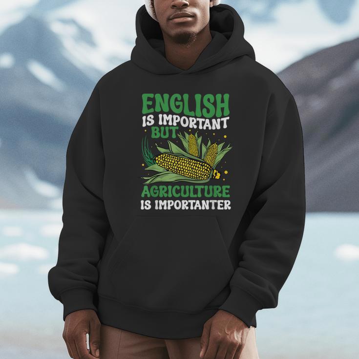 AG Teacher English Is Important But Agriculture Teacher Unisex Hoodie, novelty gifts, funny gifts
