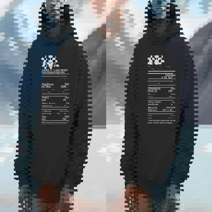 Ana Is My Name おもしろネームタグ パーカー