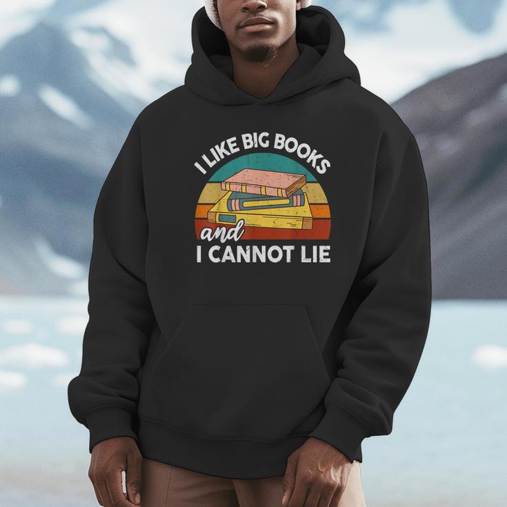 I Like Big Book Cant Lie Nerd School Librarian Teacher For Men Women Kids Unisex Hoodie, novelty gifts, funny gifts