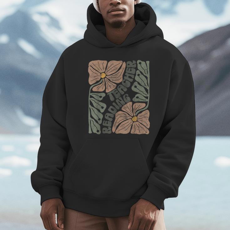 Boho Floral Reading Teacher Retro Reading Specialist Wildfl Unisex Hoodie, novelty gifts, funny gifts Boho Floral Reading Teacher Retro Reading Specialist Wildfl Unisex Hoodie, novelty gifts, funny gifts