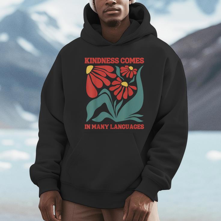 Boho Flower ESL Teacher Kindness Comes In Many Languages Unisex Hoodie, novelty gifts, funny gifts Boho Flower ESL Teacher Kindness Comes In Many Languages Unisex Hoodie, novelty gifts, funny gifts