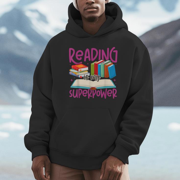 Book Reading Reading Is My Superpower Hoodie
