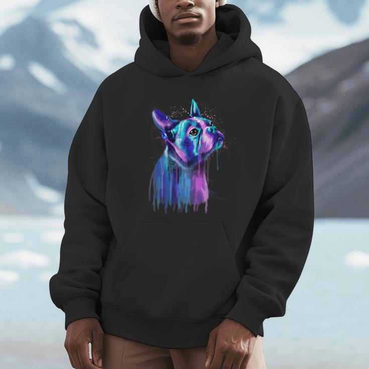 Boston Terrier Dog For a Boston Terrier Mom Unisex Hoodie, novelty gifts, funny gifts