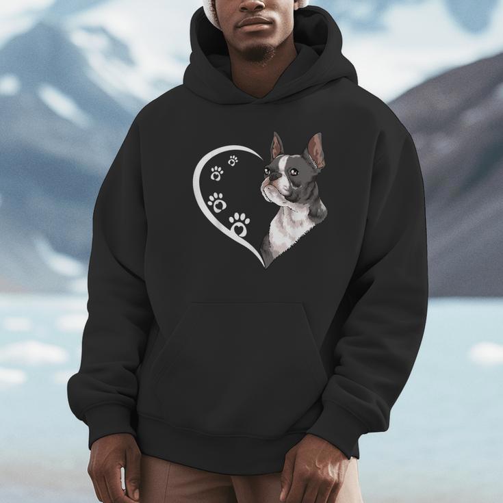 Boston Terrier Shirts For Women Girls Kids Heart Cute Unisex Hoodie, novelty gifts, funny gifts