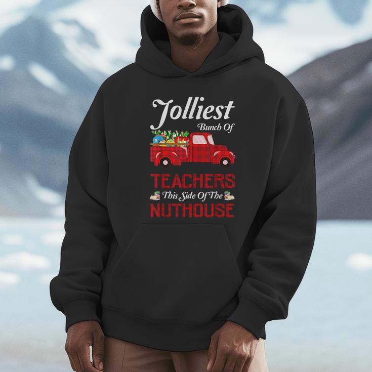 Bunch Of Teachers This Side Of The Nuthouse Xmas Unisex Hoodie, novelty gifts, funny gifts Bunch Of Teachers This Side Of The Nuthouse Xmas Unisex Hoodie, novelty gifts, funny gifts