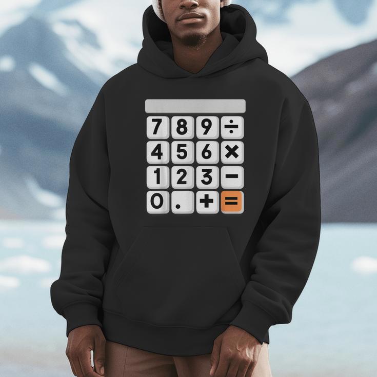 Calculator Easy Halloween Costume For Math Teacher Unisex Hoodie, novelty gifts, funny gifts
