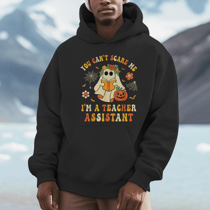 You Can't Scare Me I'm A School Teachers Assistant Halloween Unisex Hoodie, novelty gifts, funny gifts