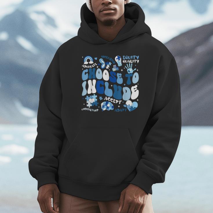 Choose To Include Inclusion Matters Autism Awareness Teacher Unisex Hoodie, novelty gifts, funny gifts