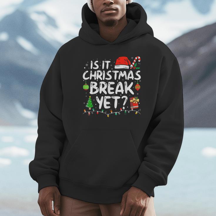 Is It Christmas Break Yet Xmas Holiday Teacher Women Unisex Hoodie, novelty gifts, funny gifts Is It Christmas Break Yet Xmas Holiday Teacher Women Unisex Hoodie, novelty gifts, funny gifts