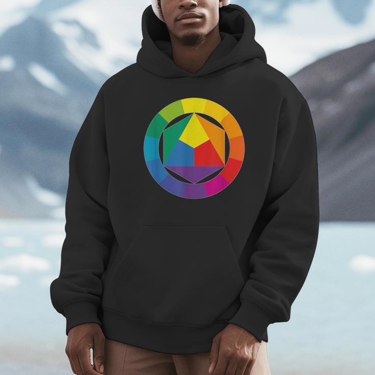 Color Wheel Palette Shirt Artist Painter Art Teacher Tshirt Unisex Hoodie, novelty gifts, funny gifts