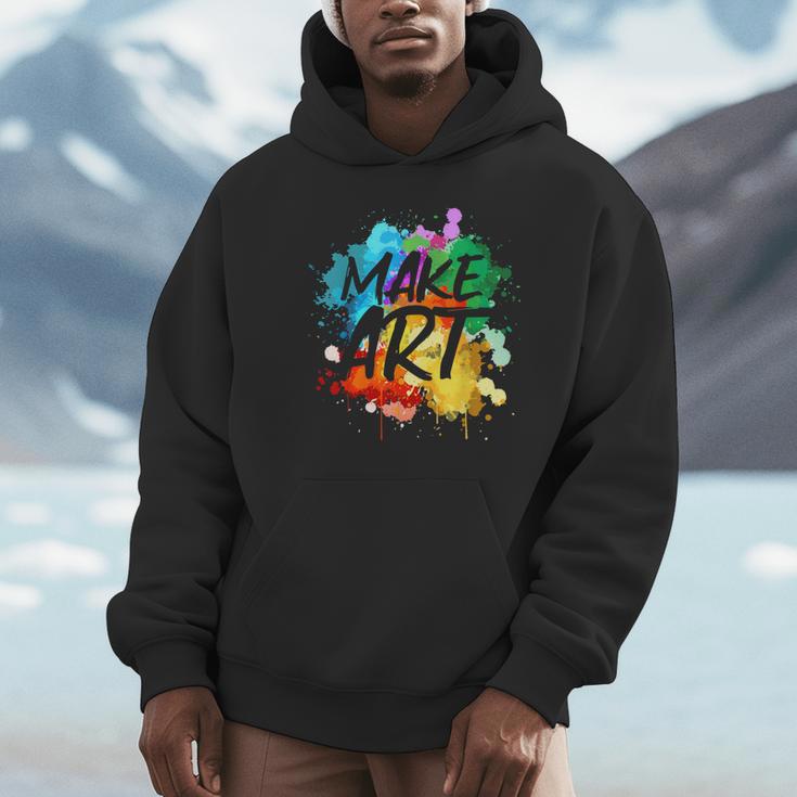 Cool Art For Men Women Artist Teacher Painter Artists Paint Unisex Hoodie, novelty gifts, funny gifts