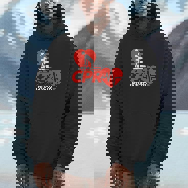 Cpr インストラクターシャツ Ems ボランティア ナースライフセーバー ギフト 長袖tシャツ パーカー