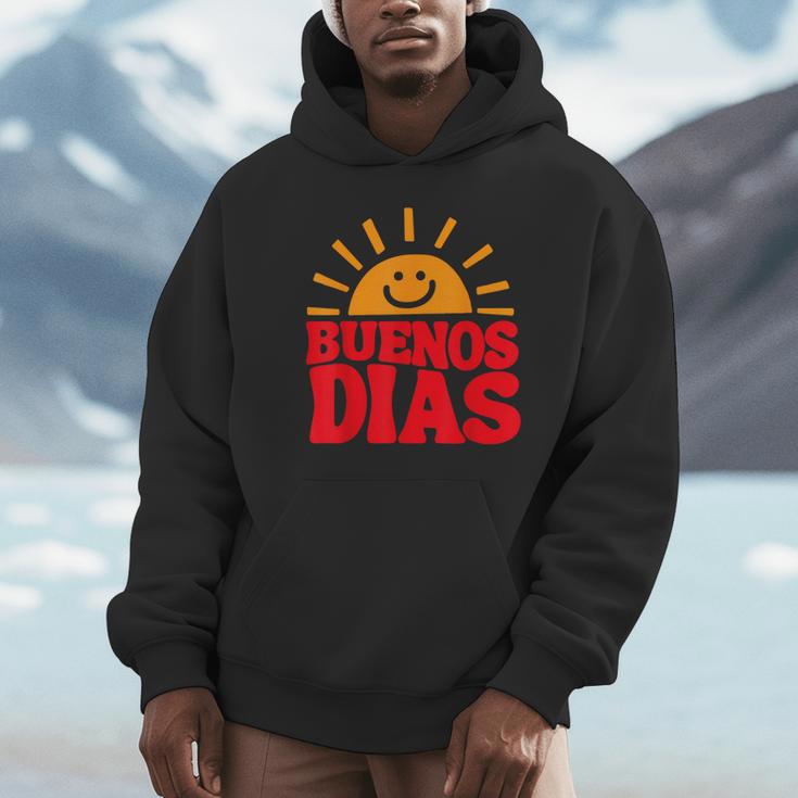 Cute Bilingual Spanish Teacher Buenos Dias Sunshine Unisex Hoodie, novelty gifts, funny gifts Cute Bilingual Spanish Teacher Buenos Dias Sunshine Unisex Hoodie, novelty gifts, funny gifts