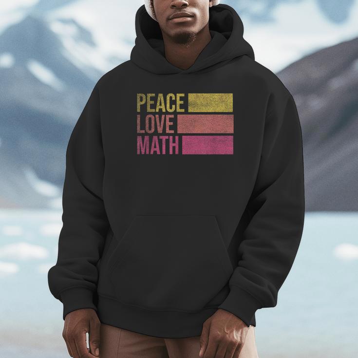 Cute Math Teacher Peace Love Math Unisex Hoodie, novelty gifts, funny gifts Cute Math Teacher Peace Love Math Unisex Hoodie, novelty gifts, funny gifts