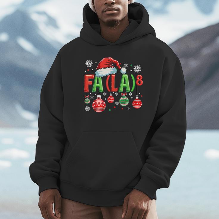 FA LA 8 Christmas Santa FA La Math Teacher Student Unisex Hoodie, novelty gifts, funny gifts FA LA 8 Christmas Santa FA La Math Teacher Student Unisex Hoodie, novelty gifts, funny gifts