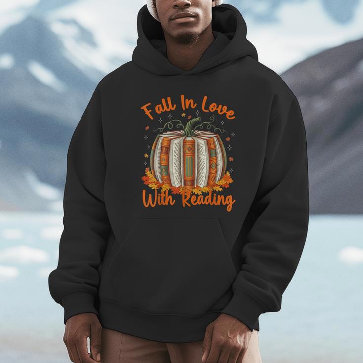 Fall In Love With Reading Pumpkin Autumn Librarians Teacher Unisex Hoodie, novelty gifts, funny gifts Fall In Love With Reading Pumpkin Autumn Librarians Teacher Unisex Hoodie, novelty gifts, funny gifts