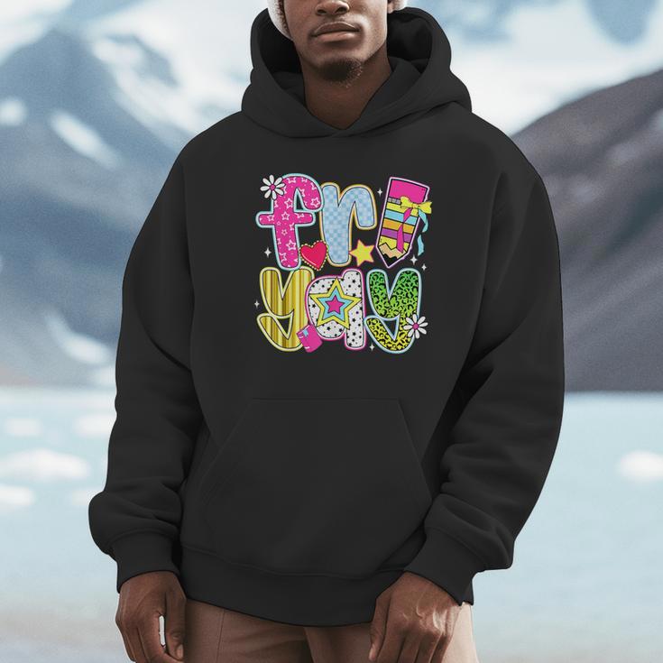 Fri-Yay Happy Friday Weekend Teacher Back To School Unisex Hoodie, novelty gifts, funny gifts Fri-Yay Happy Friday Weekend Teacher Back To School Unisex Hoodie, novelty gifts, funny gifts