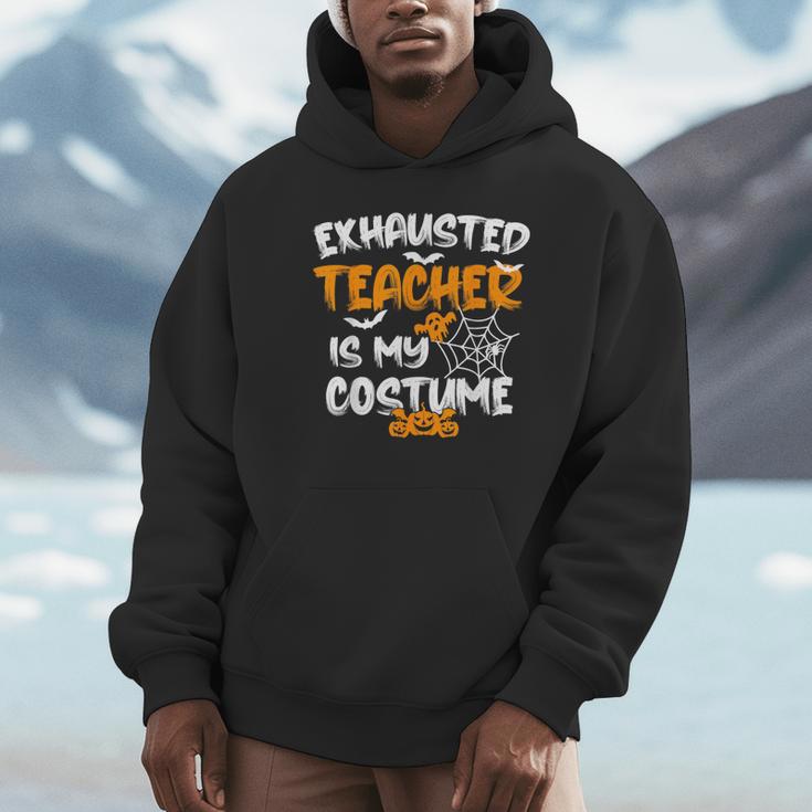 Fun Halloween Sayings Quotes Exhausted Teacher Is My Costume -Adults Short Sleeve Halloween Teacher T-Shirt Small Unisex Hoodie, novelty gifts, funny gifts Fun Halloween Sayings Quotes Exhausted Teacher Is My Costume -Adults Short Sleeve Halloween Teacher T-Shirt Small Unisex Hoodie, novelty gifts, funny gifts