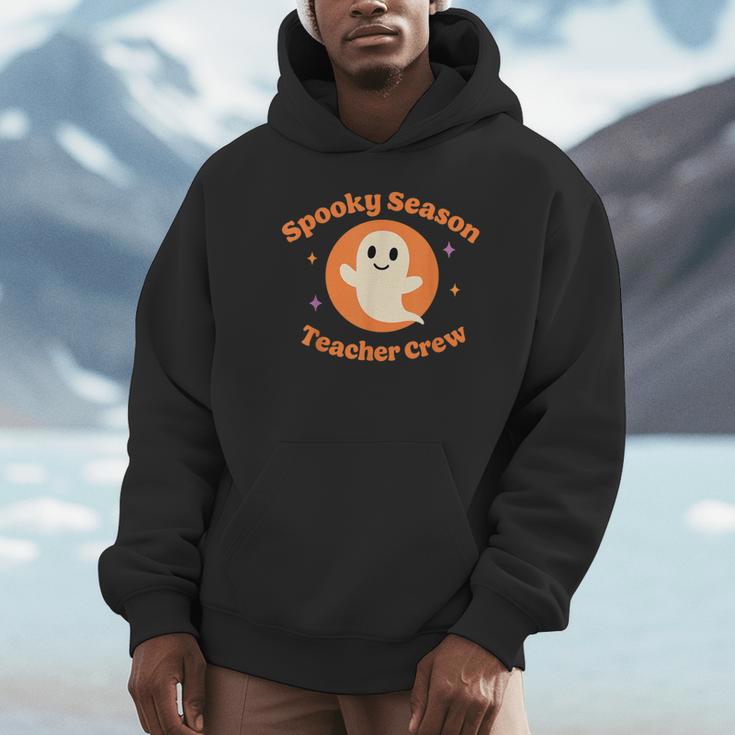 Halloween Teacher Crew Spooky Season Retro Ghost Unisex Hoodie, novelty gifts, funny gifts Halloween Teacher Crew Spooky Season Retro Ghost Unisex Hoodie, novelty gifts, funny gifts