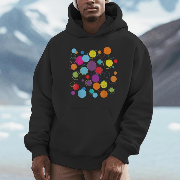 Happy Dot Day Colorful Polka Dot Art Teacher Student Kids Unisex Hoodie, novelty gifts, funny gifts