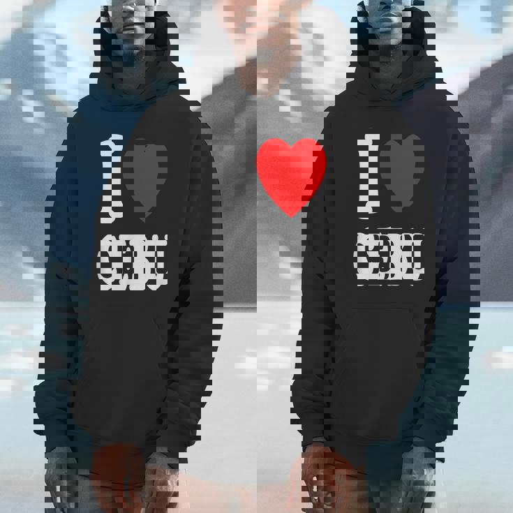 I Heart 愛 セブ 旅行 バケーション ツーリズム フィリピン パーカー